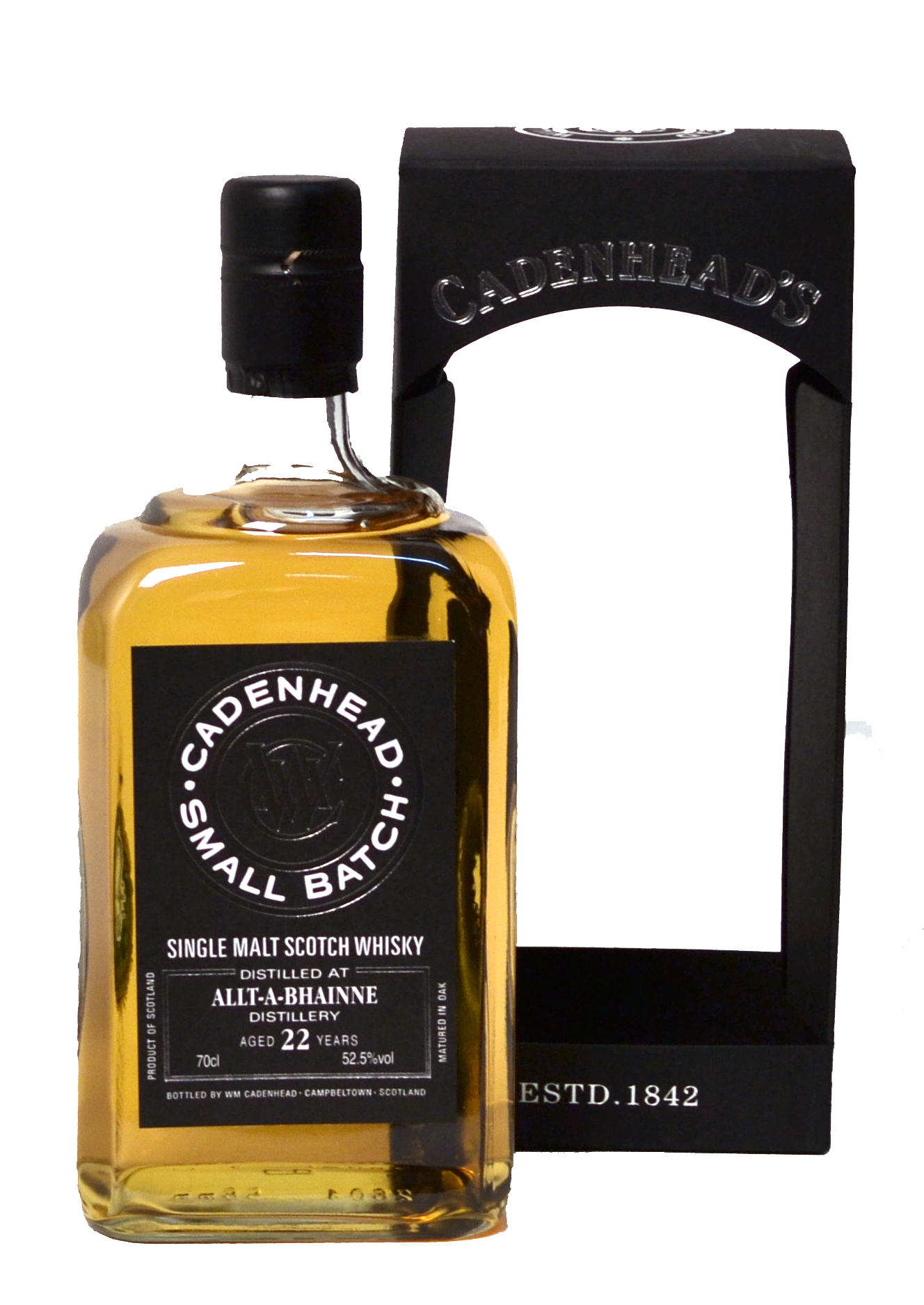 Allt-A-Bhainne Cadenhead 1992 22Y 52.5°